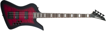 Jackson JS Series Kelly Bird JS3Q, Amaranth Fingerboard, Transparent Red Burst