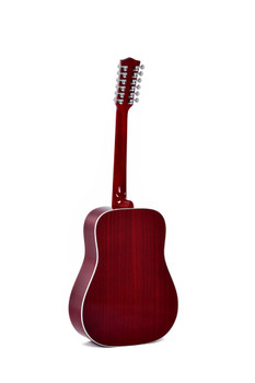 Sigma DM12-SG5 Dreadnought 12-String with Gig Bag - Vintage Cherry