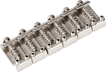 Fender American Standard Stratocaster Bridge Saddles ('08-Present), Nickel, Set of 6