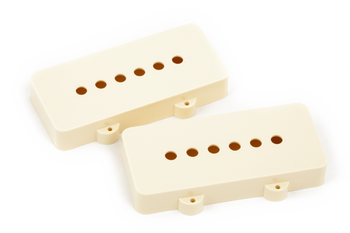 Fender Jazzmaster Pickup Covers, Aged White, Set of 2