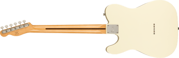 Squier FSR Classic Vibe '70s Telecaster Thinline, Bound Maple Fingerboard with Block Inlays, Olympic White