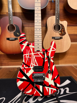 Pre-Owned EVH Striped Series Red with Black Stripes Pre-Owned EVH Striped Series Red with Black Stripes