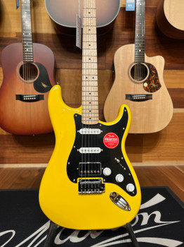 Squier FSR Limited Edition Affinity Stratocaster HSS, Maple Fingerboard, Graffiti Yellow Squier FSR Limited Edition Affinity Stratocaster HSS, Maple Fingerboard, Graffiti Yellow