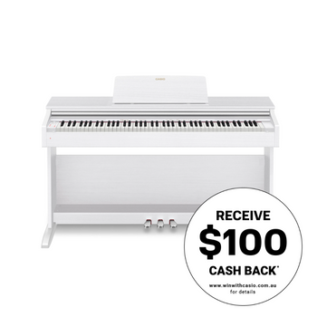 Casio AP-270 Digital Piano with Bench - White