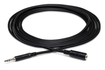 Hosa MHE-110 Headphone Extension Cable 3.5mm TRS Male to Female - 10ft