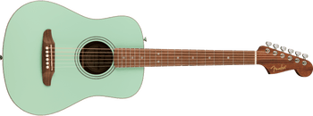 Fender California Standard Redondo Mini with Bag, Spruce Top, Surf Green