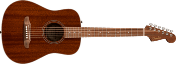Fender California Standard Redondo Mini with Bag, Sapele Top, Natural Sapele
