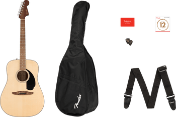 Fender California Standard Redondo Pack, Spruce Top, Black Pickguard, Natural Fender California Standard Redondo Pack, Spruce Top, Black Pickguard, Natural