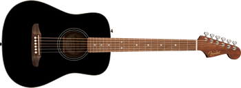 Fender California Standard Redondo Mini with Bag, Spruce Top, Black Fender California Standard Redondo Mini with Bag, Spruce Top, Black