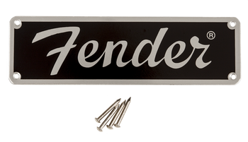 Fender Tweed Amplifier Logo, Black
