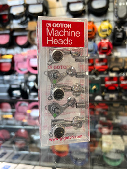 Gotoh SG381-MG-T Magnum-Lock Trad 6-in-Line Locking Machine Heads - Chrome