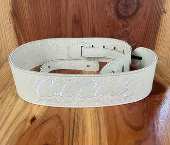 Cole Clark Deluxe Soft Leather Strap - Cream
