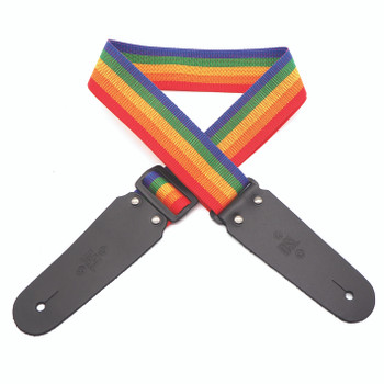 DSL 50POLY-RAINBOW Polypropylene Strap - Rainbow