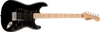 Squier Sonic Stratocaster HSS, Maple Fingerboard, Black