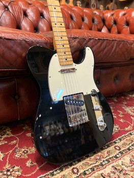 Pre-Owned Fender Mexican Standard Telecaster, Maple Fingerboard, Black (Gig Bag Included)