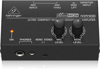 Behringer MicroMon MA400 Ultra-Compact Monitor Headphone Amplifier