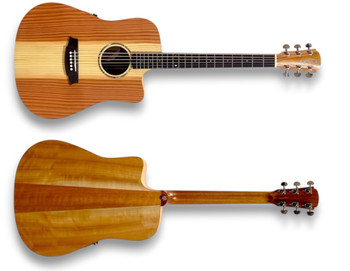 Cole Clark FL1EC-RDM Studio 1 Series Dreadnought - Redwood/Queensland Maple