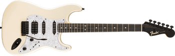 Fender Limited Edition Player Fusion Stratocaster HSS, Ebony Fingerboard, Olympic Pearl
