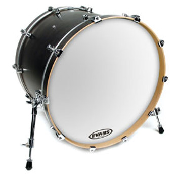 Evans EQ3 Smooth White Resonant Bass Drum Head Evans EQ3 Smooth White Resonant Bass Drum Head