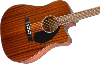 Fender CD-60SCE Dreadnought, Walnut Fingerboard, All-Mahogany