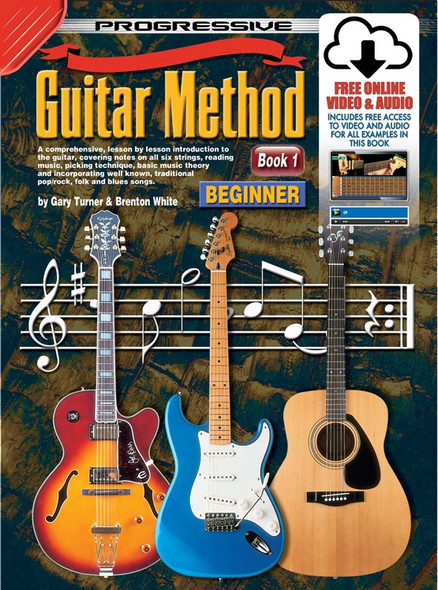 Progressive Guitar Method Book 1 Beginner