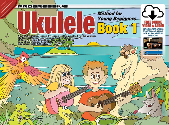 Progressive Ukulele Method for Young Beginner Book 1