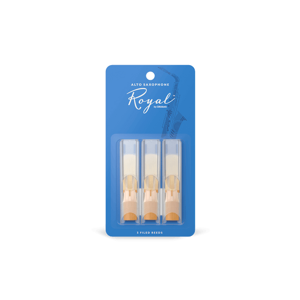 Rico Royal Alto Saxophone Reeds - 3 Pack