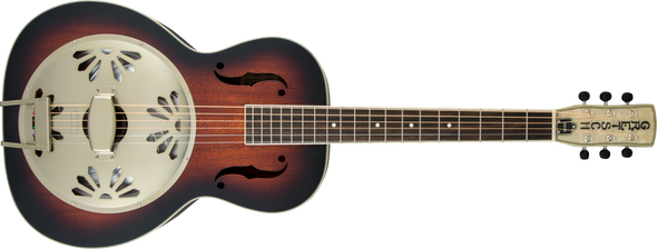 Gretsch G9240 Alligator™ Round-Neck, Mahogany Body Biscuit Cone Resonator Guitar, 2-Color Sunburst