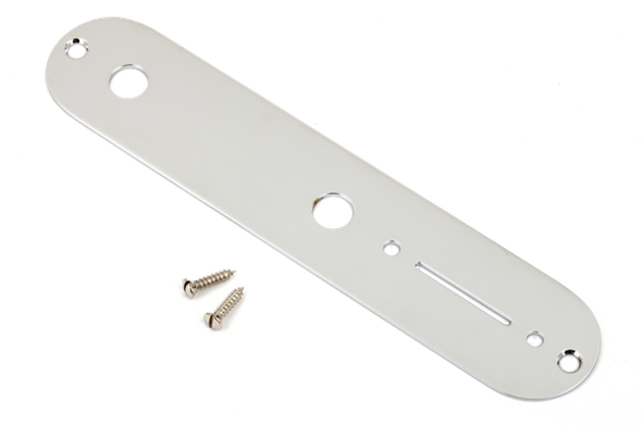 Fender Vintage Telecaster® Control Plate, 2-Hole (Chrome)