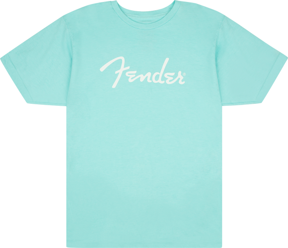 Fender® Spaghetti Logo T-Shirt, Daphne Blue, S