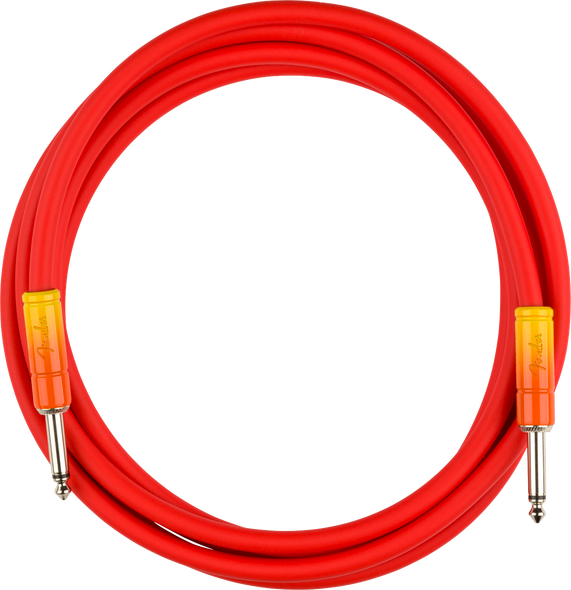 Fender 10' Ombré Cable, Tequila Sunrise