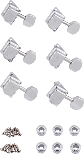 Fender 70s "F" Style Stratocaster®/Telecaster® Tuning Machines Chrome