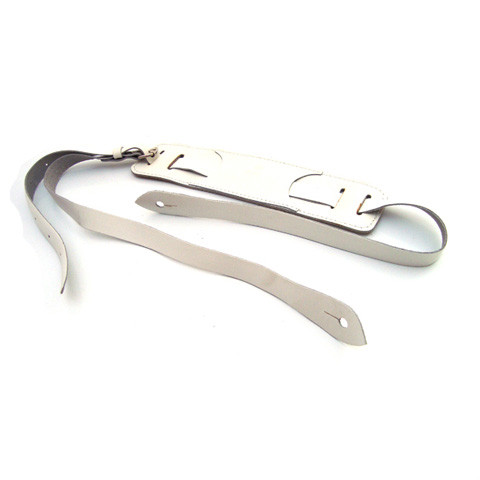 DSL Vintage Style Guitar Strap - White