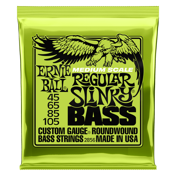 Ernie Ball Regular Slinky Medium Scale Bass Strings 45-105