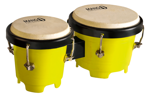 Mano Percussion Tunable Mini Bongos - Yellow