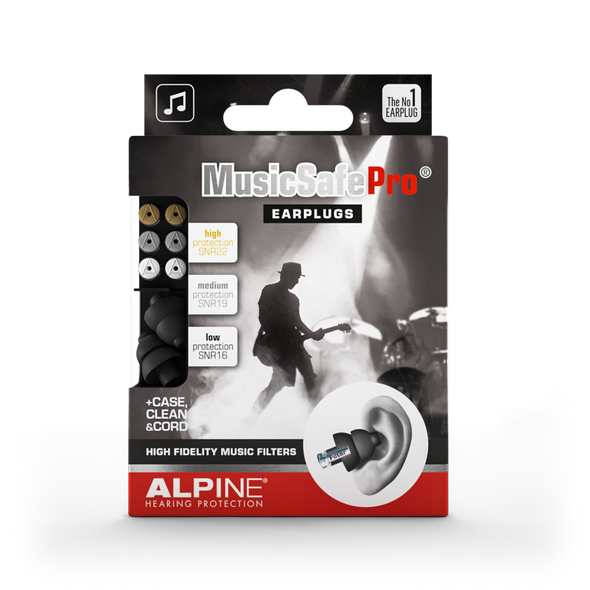 Alpine MusicSafe Pro Earplugs - Black