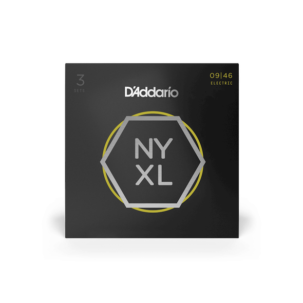 D'Addario Electric Guitar Strings NYXL 09-46 3 Pack