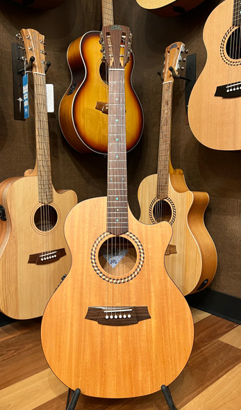 Cole Clark SRAN2EC-MMAH-R Studio Recording Series Grand Auditorium - All Mahogany