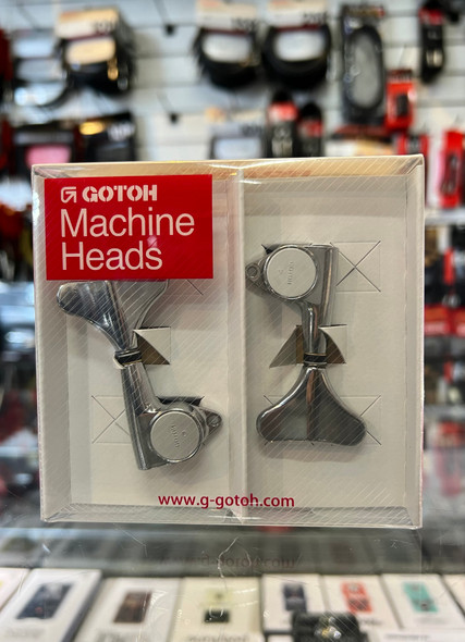 Gotoh GB707E Bass Machine Heads (4-in-Line) - Chrome