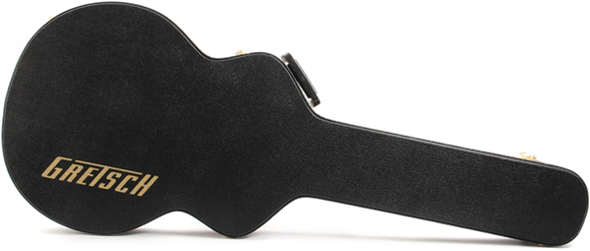 Gretsch G6298 16" Hollow Body Flat Top Hardshell Case, Electromatic 12-String, Black