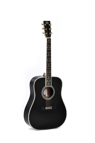 B-Stock Sigma DT-42 Nashville Special Edition Dreadnought with Gig Bag - Black