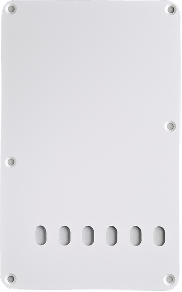 Fender Backplate, Vintage-Style Stratocaster, White, 1-Ply