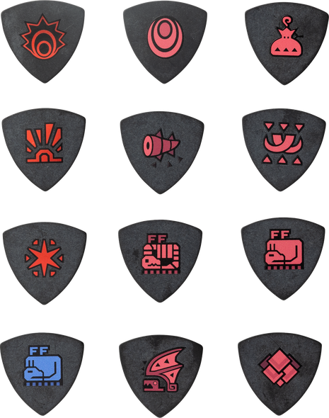 Fender Monster Hunter Collaboration Picks Rathalos