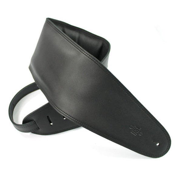 DSL 5.0" Padded Garment Black/Black Guitar Strap