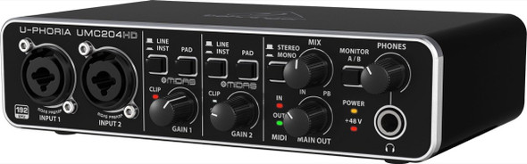 Behringer U-Phoria UMC204HD 2-in/4-out Audio Interface