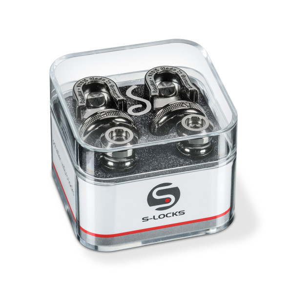 Schaller S-Lock Strap Locks Ruthenium