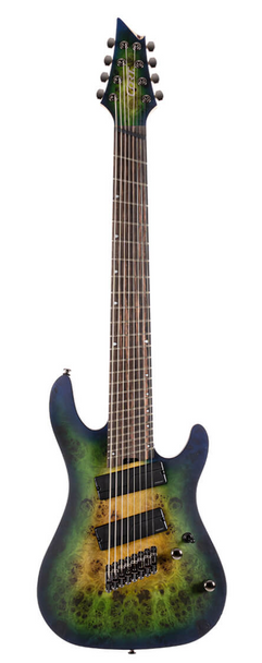 Cort KX508 Multi Scale II 8 String - Mariana Blue Burst