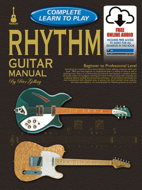 Progressive Complete Learn to Play Rhythm Guitar Manual Bk/OA