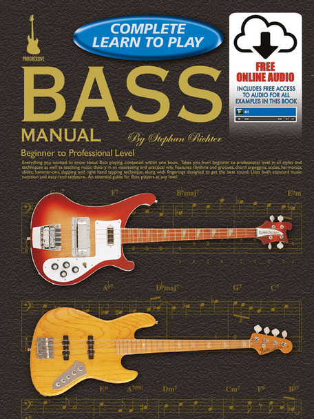 Progressive Complete Learn to Play Bass Manual Bk/OA