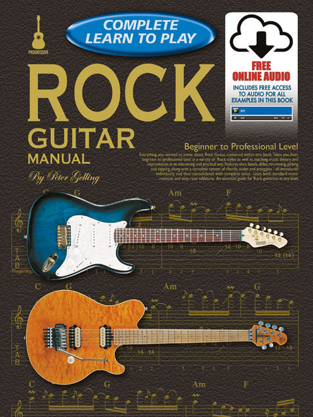 Progressive Complete Learn to Play Rock Guitar Manual Bk/OA